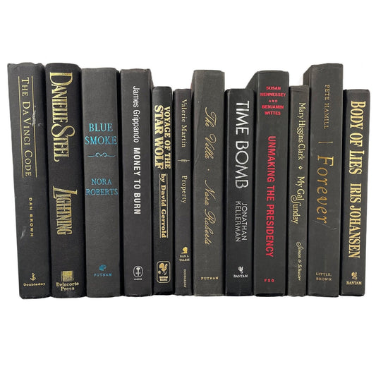 Modern Black Hardback Books