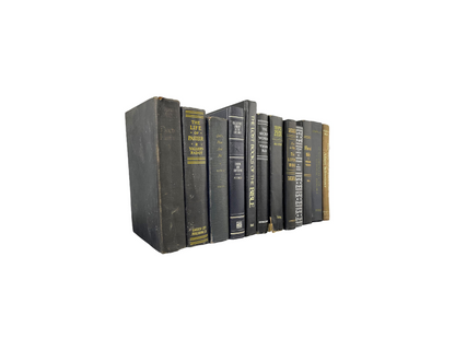 Antique Black Hardback Books