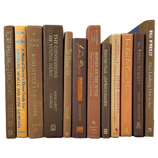 Modern Brown Hardback Books