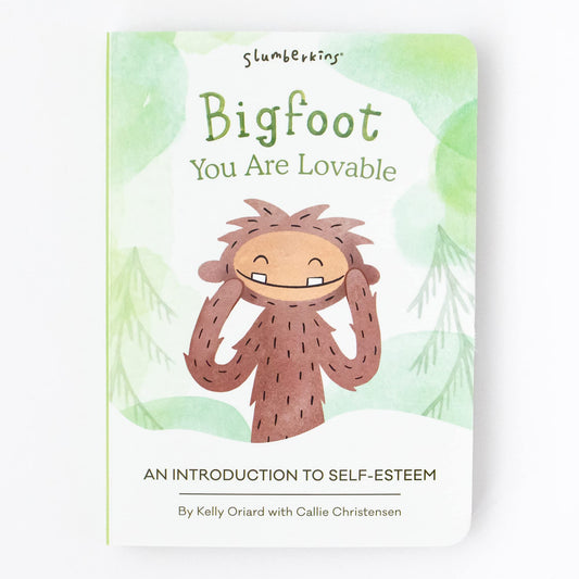 Slumberkins Bigfoot, You are Lovable: An Introduction to Self-Esteem, Promotes Self Esteem & Positive Relationships, Social Emotional Learning Tools for Ages 0+