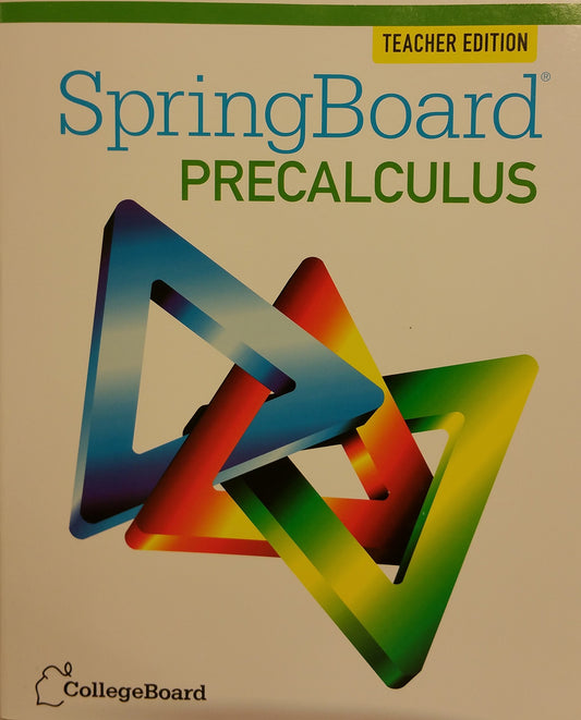 SpringBoard Precalculus 2015 TE Teachers Edition