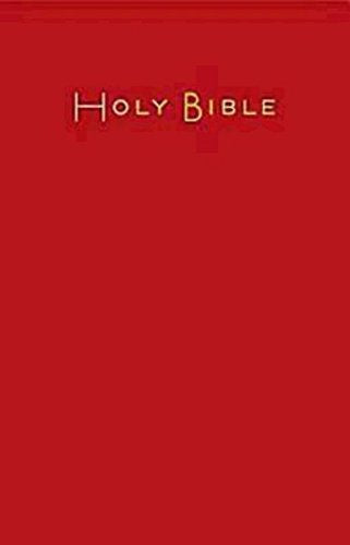 CEB Common English Large Print Pew Bible, Dark Red