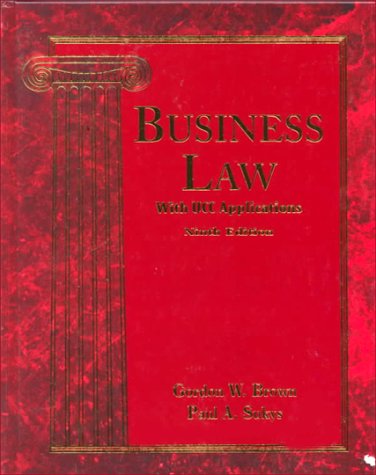 Business Law with UCC Applications