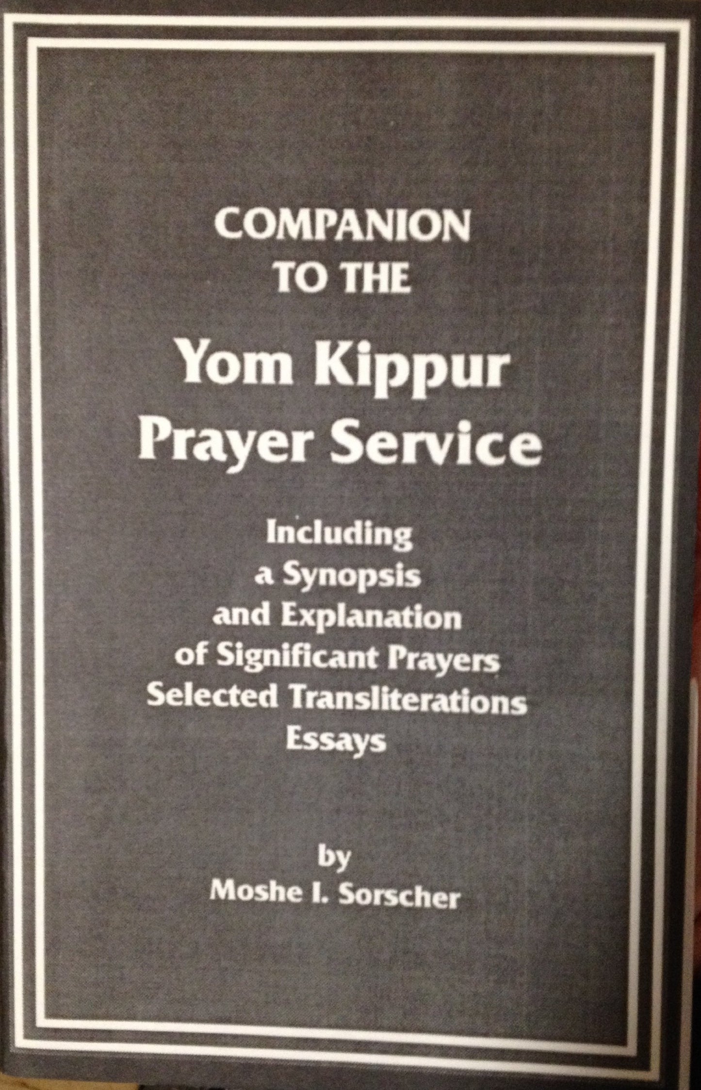 Comp. Guide to the Yom Kippur Prayer Service (Companion Guides)