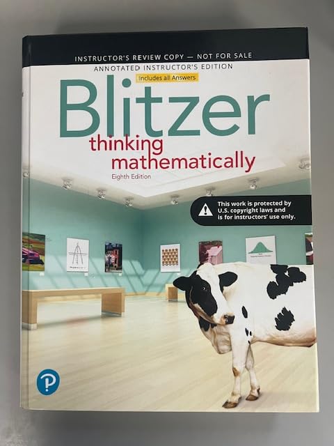 Blitzer Thinking Mathematically - Annotated Instructor's Edition